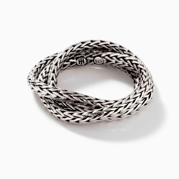 John Hardy Mens Soft Chain Rolling Ring, Sterling Silver Size 12 - Picture 1 of 1